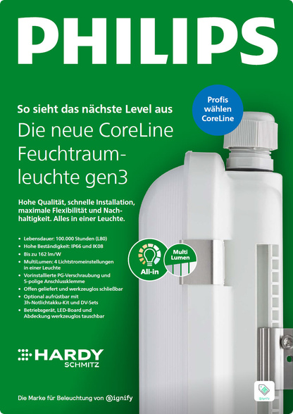 Philips CoreLine Feuchtraumleuchte gen3