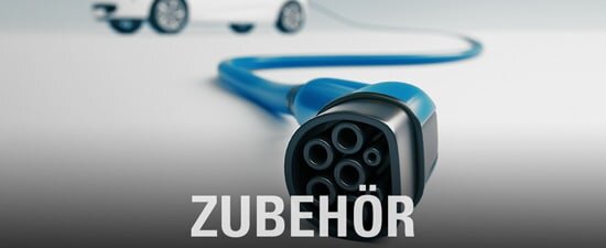 Blaues Elektromobilität Ladekabel