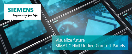 Innovatives Visualisierungssystem von Siemens SIMATIC HMI Unified Comfort Panels für die Industrie 4.0 | © Siemens
