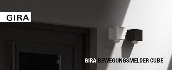 Der smarte Bewegungsmelder Cube von Gira perfektioniert automatische Lichtsteuerung im Outdoor-Bereich. | © Gira