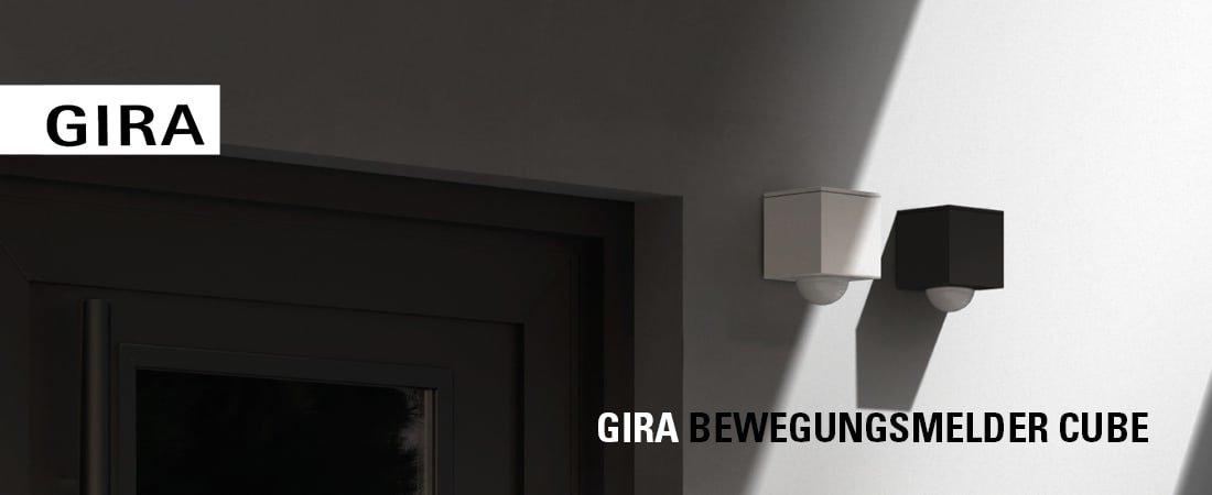Der smarte Bewegungsmelder Cube von Gira perfektioniert automatische Lichtsteuerung im Outdoor-Bereich. | © Gira
