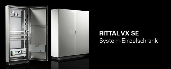 System-Einzelschränke VX SE des Herstellers Rittal | © Rittal