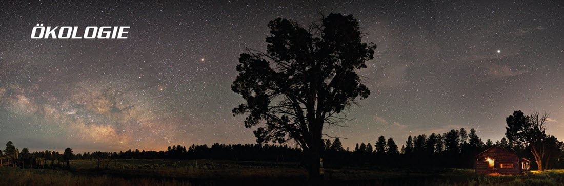 Sternenhimmel in freier Natur bei Nacht.  | © SCHUCH