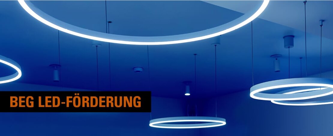 Moderne runde LED Leuchten unter der Decke