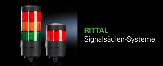 Abbildung verschiedener Signalsäulen von RITTAL 