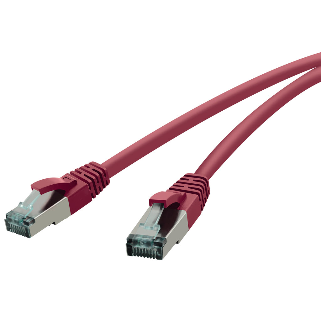 Rundes RED Patchkabel Cat. 6A 