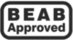 Text BEAB Approved mit schwarzer Umrandung | © British Electrotechnical Approvals Board